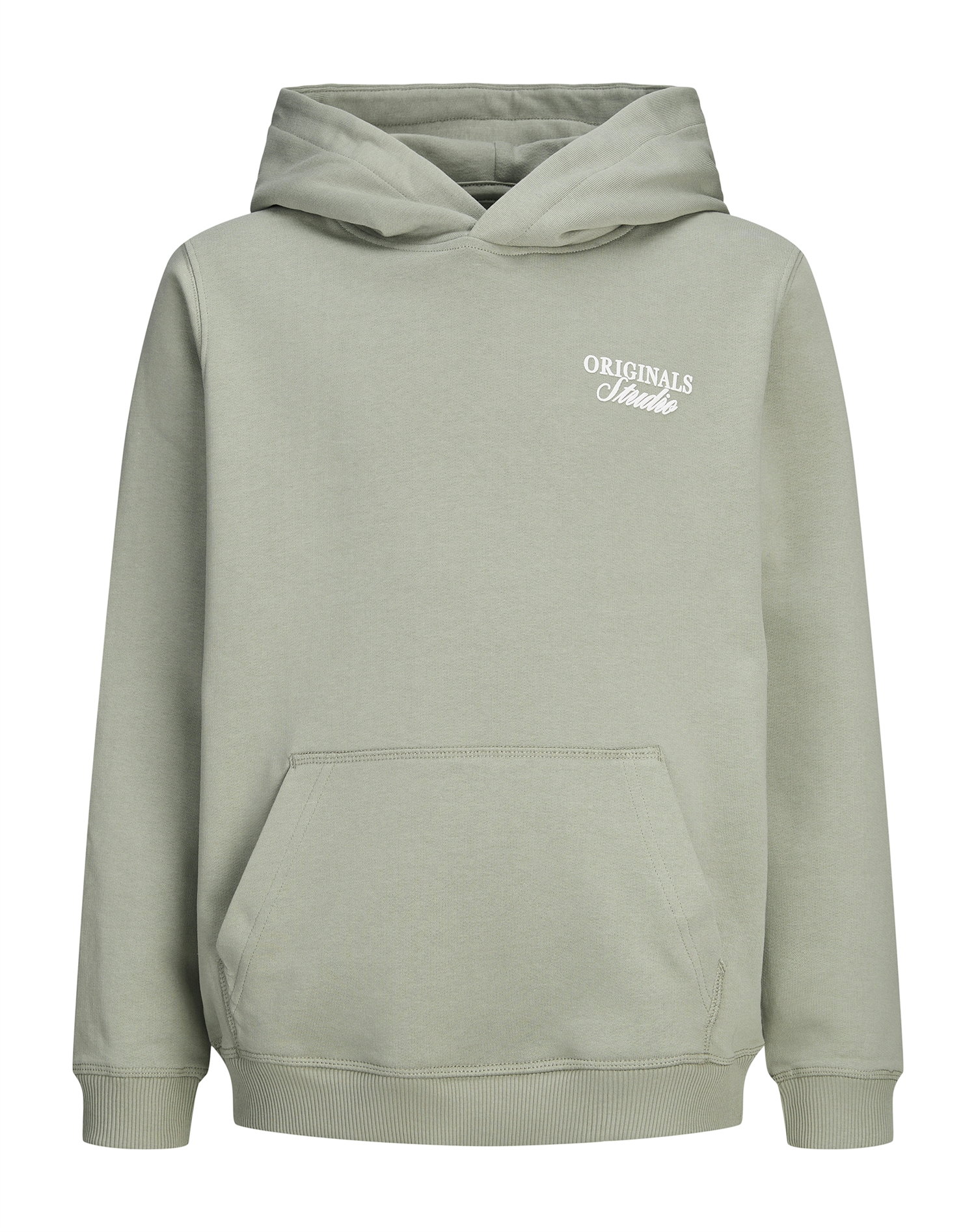 Jack & Jones Junior - JORNorrebro Typo Back Sweat Hoodie - Seagrass